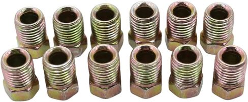 Car Stainless Brake Line Fitting Kit for 3/16" tube, Inverted Flare (19 Fittings) in Kuwait