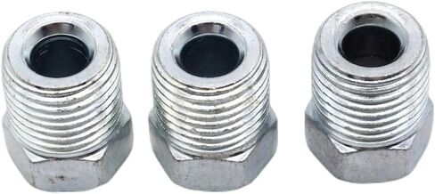 Car Stainless Brake Line Fitting Kit for 3/16" tube, Inverted Flare (19 Fittings) in Kuwait