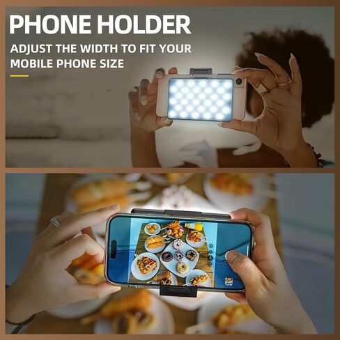 ضوء سيلفي ليد، ضوء هاتف مع مشبك، ضوء سيلفي قابل لإعادة الشحن بقدرة 3000 مللي أمبير في الساعة، ضوء صور مع 3 أوضاع إضاءة، ضوء ليد محمول للهاتف، آيفون، الكمبيوتر المحمول، الصور، تسجيل الفيديو، تيك توك، سيلفي، لايف، مدونة فيديو in Kuwait