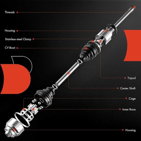 A-Premium CV Axle Shaft Assembly Compatible with BMW E84 Series X1 2013 2014 2015, Front Left Driver Side, Replace# 31607605511, 7591681 in Saudi Arabia