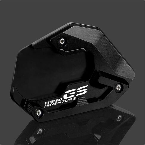 For BMW R1250GS Adventure 2018-2023 (Low Suspension) Motorcycle CNC Support Extension Plate Kickstand Side Stand Pad r 1250 gs adv r1250gsa Accessories (black) in Saudi Arabia