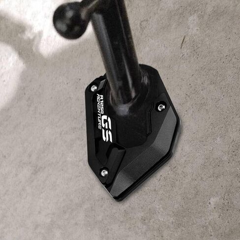 For BMW R1250GS Adventure 2018-2023 (Low Suspension) Motorcycle CNC Support Extension Plate Kickstand Side Stand Pad r 1250 gs adv r1250gsa Accessories (black) in Saudi Arabia
