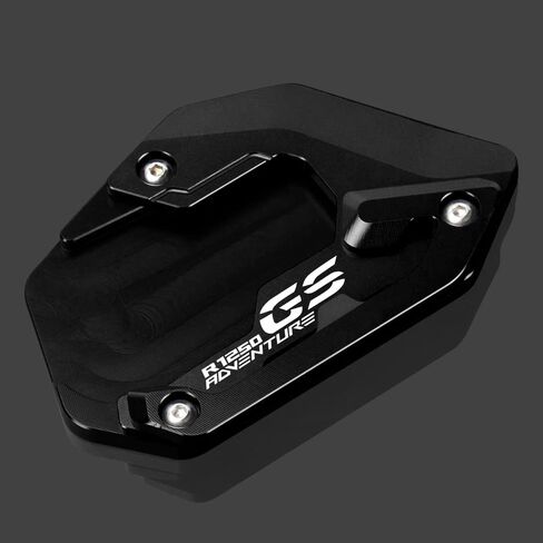 For BMW R1250GS Adventure 2018-2023 (Low Suspension) Motorcycle CNC Support Extension Plate Kickstand Side Stand Pad r 1250 gs adv r1250gsa Accessories (black) in Saudi Arabia