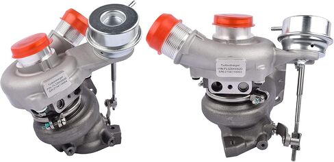 2 قطعة شاحن توربيني يسار ويمين FL3Z6K682A JT4Z6K682B لاستبدال محركات Ford F150 2.7L V6 2015-2017 OE # FL3Z6K682D FL3Z6K682C JT4E6K682AC 53039700407 Weonefit in Saudi Arabia