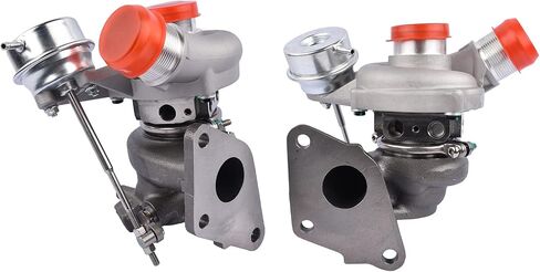 2 قطعة شاحن توربيني يسار ويمين FL3Z6K682A JT4Z6K682B لاستبدال محركات Ford F150 2.7L V6 2015-2017 OE # FL3Z6K682D FL3Z6K682C JT4E6K682AC 53039700407 Weonefit in Saudi Arabia