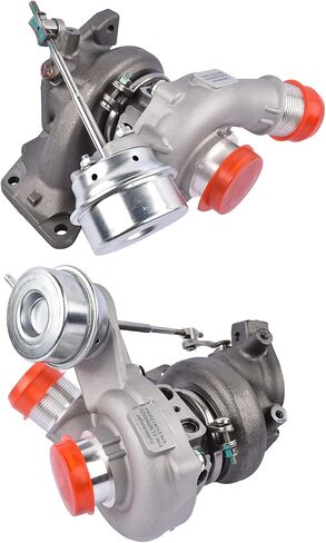 2 قطعة شاحن توربيني يسار ويمين FL3Z6K682A JT4Z6K682B لاستبدال محركات Ford F150 2.7L V6 2015-2017 OE # FL3Z6K682D FL3Z6K682C JT4E6K682AC 53039700407 Weonefit in Saudi Arabia