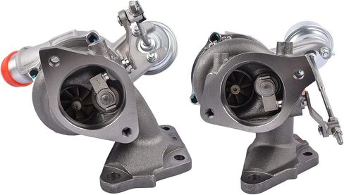 2 قطعة شاحن توربيني يسار ويمين FL3Z6K682A JT4Z6K682B لاستبدال محركات Ford F150 2.7L V6 2015-2017 OE # FL3Z6K682D FL3Z6K682C JT4E6K682AC 53039700407 Weonefit in Saudi Arabia