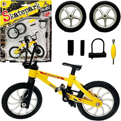 Mini Finger Bike Toy – Alloy Mountain Bicycle Model with Tools, Movable Parts, Gift for Kids & Collectors (Green) in Kuwait