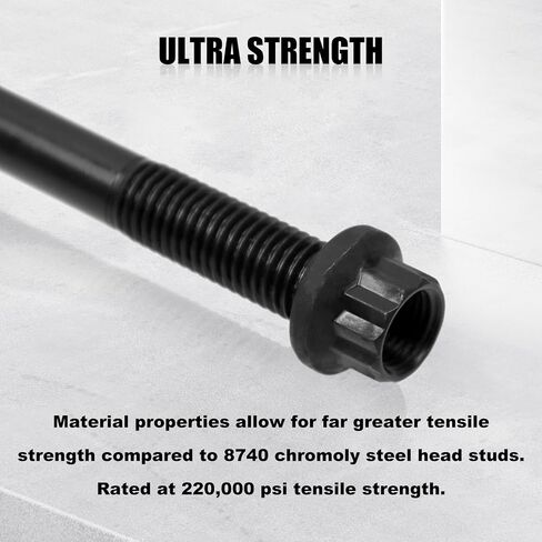 RULLINE Compatible with for Ford 6.7L Powerstroke Head Stud Replacement Kit - Reliable Ford 6.7 Powerstroke Stud Kit for Enhanced Performance in Saudi Arabia