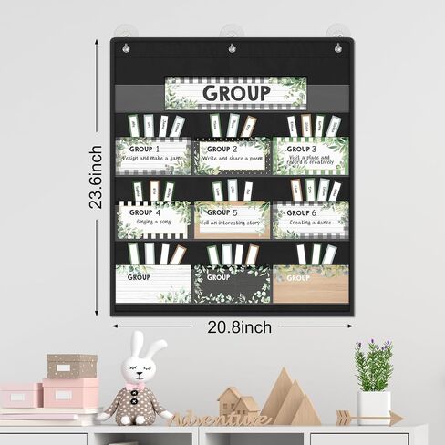 مخطط جيب لإدارة المجموعات الصغيرة من Greenery مع 64 بطاقة، مخطط جيب لمجموعة الفصول الدراسية من الأوكالبتوس لمنظم المجموعات الصغيرة وفي المهام، مخطط جيب المزرعة للفصول الدراسية التي يجب أن تمتلك اللوازم in Kuwait