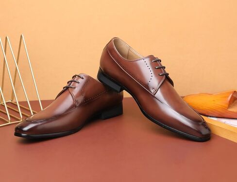 Split Toe Oxford for Men Retro Dress Shoes VintageSlip-on Formal Oxfords Shoes in Saudi Arabia