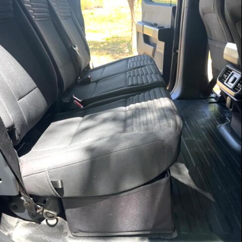 تخزين تحت المقعد لملحقات Ford F150 2015-2024، لـ F250 F350 F450 F550 2017-2023 حقيبة تخزين تحت المقعد، غير مناسبة لزخارف F150 XL وXLT300A in Kuwait