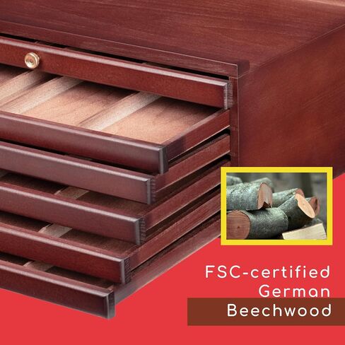 MEEDEN Art Supply Storage Box: 6 Drawers Pencil Organizer Craft Storage in Kuwait