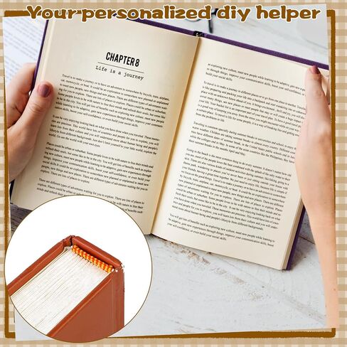 Prasacco 48 قطعة من عصابات رأس تجليد الكتب، 11.8 × 0.5 بوصة، مجموعة ربط كتب طويلة، عصابات رأس ملونة، ربطات كتب ملونة، قماش ربط الكتب للمبتدئين، ديكور كتب تجليد الكتب in Saudi Arabia