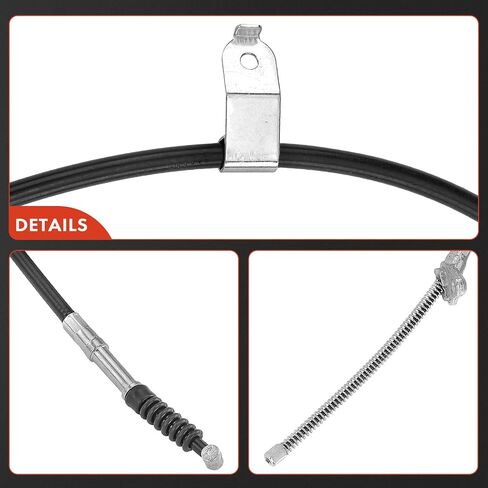 A-Premium Rear Driver and Passenger Side Parking Brake Cable Assembly Compatible with Toyota Models: Corolla 2004 2005 2006 2007, 2-PC Set - Replace# 4642002080 in Saudi Arabia