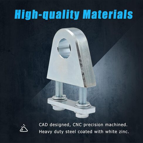 2 حزمة لحام/مسمار على الأغلال مع لوحة داعمة تناسب تكبل 3/4 بوصة أو مصد الشاحنة أو دلو الجرار in Kuwait