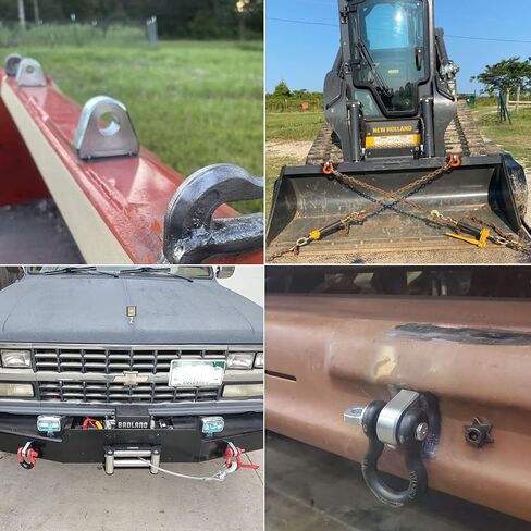 2 حزمة لحام/مسمار على الأغلال مع لوحة داعمة تناسب تكبل 3/4 بوصة أو مصد الشاحنة أو دلو الجرار in Kuwait