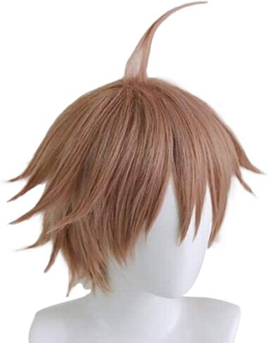 Anogol Hair Cap + Himmel Cosplay Costume Wig for Sousou no Frieren Light Blue Wig Short Straight Wig for Frieren Himmel Cosplay Synthetic Hair for Christmas Party Halloween Cosplay Props Accessory in Saudi Arabia