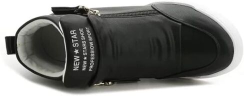 LIURUIJIA Women's Ankle Boots Fashion Wedge Sneakers For Women Dressy High-Top Invisible Heel Casual Black White Red Platform Shoes in Kuwait