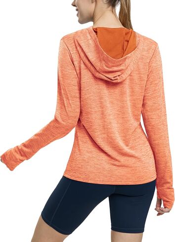MIER Women's UPF 50+ Sun Protection Hoodie SPF Long Sleeve UV Shirts for Hiking Fishing Running Outdoor, Lightweight in Saudi Arabia