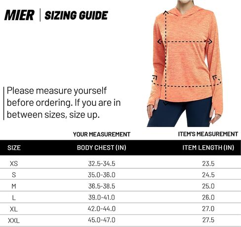 MIER Women's UPF 50+ Sun Protection Hoodie SPF Long Sleeve UV Shirts for Hiking Fishing Running Outdoor, Lightweight in Saudi Arabia
