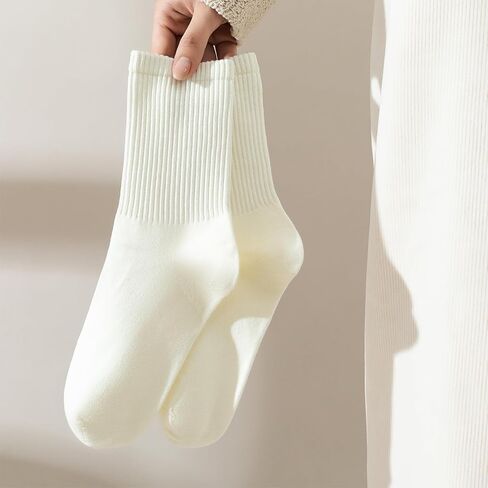 6 أزواج من الجوارب النسائية، جوارب دائرية ناعمة ومريحة تسمح بمرور الهواء فوق الكاحل، جوارب لجميع المواسم للنساء in Kuwait