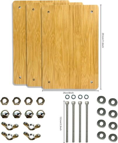 مجموعات تجليد الكتب، آلة تجليد الكتب الخشبية المصنوعة من الخيزران، مجموعة إعادة تجليد الكتب الثابتة لأداة تجليد الكتب المصنوعة يدويًا (11.6 * 7.9 بوصة) in Kuwait