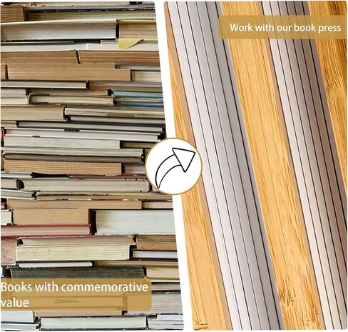 مجموعات تجليد الكتب، آلة تجليد الكتب الخشبية المصنوعة من الخيزران، مجموعة إعادة تجليد الكتب الثابتة لأداة تجليد الكتب المصنوعة يدويًا (11.6 * 7.9 بوصة) in Kuwait