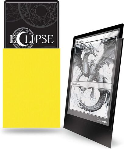 Ultra Pro - حافظة بطاقات قياسية ذات لمسة نهائية غير لامعة من Eclipse عدد 100 (أزرق سماوي) - تحمي جميع بطاقات الألعاب والبطاقات الرياضية والبطاقات القابلة للتحصيل باستخدام تقنية ChromaFusion من Ultra Pro in Kuwait