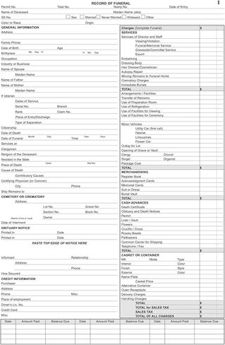 كتاب سجل الجنازة الأمريكية من BookFactory/كتاب سجل الجنازة المنزلي - F.J. Feineman Co. 4300-F الإصدار 336 صفحة قسم الغلاف العنابي مخيط بقوة 8 7/8 بوصة × 13 1/2 بوصة (LOG-336-4300-F-LMT38) in Kuwait