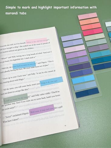 6400pcs Book Tabs for Annotating Books, Sticky Tabs, Annotation Supplies, Book Annotation Tabs Kit, Clear Sticky Tabs, Page Markers for Notebooks, Writable and Repositionable Page Tabs in Saudi Arabia
