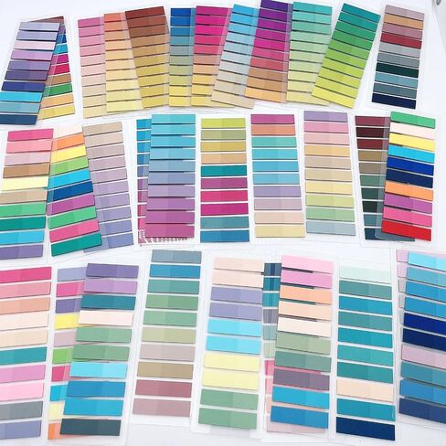 6400pcs Book Tabs for Annotating Books, Sticky Tabs, Annotation Supplies, Book Annotation Tabs Kit, Clear Sticky Tabs, Page Markers for Notebooks, Writable and Repositionable Page Tabs in Saudi Arabia