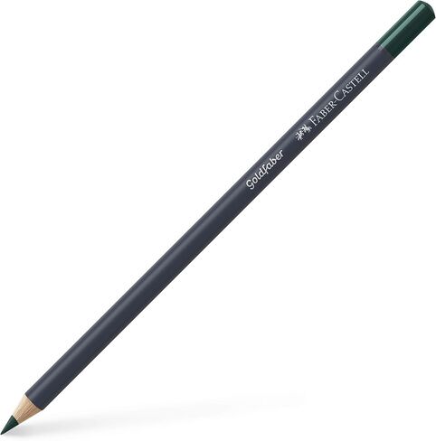 Faber-Castell Creative Studio Goldfaber Colour Pencil, (166), Emerald Green, Single Pencil, for Art, Craft, Drawing, Sketching, Home, School, University, Colouring in Saudi Arabia