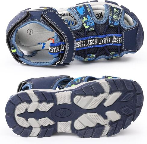 seannel Kids Athletic Sandals Boys and Girls Outdoor Hiking Sports Closed-Toe Sandal Pool Beach Shoes Summer Water shoes in Kuwait