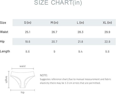 DEANGELMON نساء سلس ناعم سيور لا تظهر البيكينيات سراويل داخلية حزمة M in Kuwait