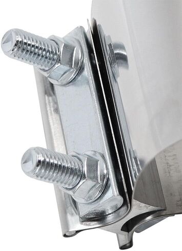 3.75 بوصة مشبك عادم بشريط مفصل، 3 3/4 بوصة (95 مم) كاتم صوت عادم مشترك بعقب أنبوب مشبك كم مقرنة من الفولاذ المقاوم للصدأ مناسبة لأنابيب العادم، كاتم الصوت، المشعبات، المقرنة in Kuwait