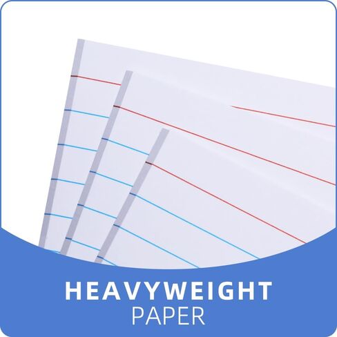 Extra Thick Index Cards 3x5 Inches,154LB White Lined Note Cards, 100PCS Ruled Flash Cards for studying Notecards, Office, Home and To Do List in Saudi Arabia