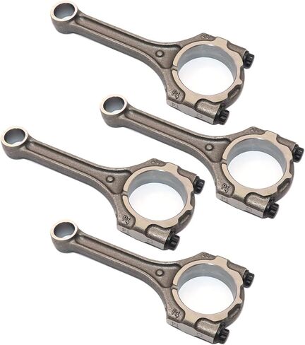 GXARTS 23510-2B000 23510-2B010 4 قطع قضيب توصيل متوافق مع Hyundai Accent Veloster 1.6L 2012-2017 متوافق مع قضبان توصيل المحرك Kia Soul Rio 1.6L 2010-2018 235102B000 235102B010 in Saudi Arabia