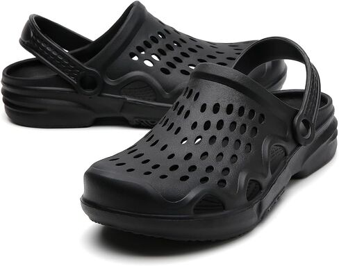 Men's Garden Clogs Shoes Non Slip Shower Slippers Summer Outdoor Beach Sandals in Saudi Arabia