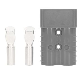 Battery Connector,350A 600V Battery Plug Connector,SH350 Double Pole High Current Battery Quick Connector Kit for Car Boat Forklift Refrigerator and More(SH350 Gray)