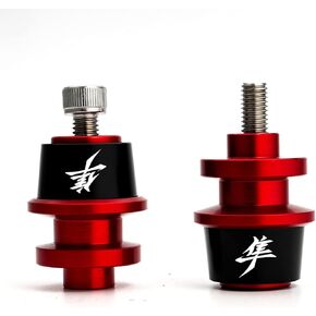 Fits For SUZUKI Hayabusa GSX1300R GSX 1300R Gen 3 1999-2021 2022 2023 2024 Accessories Motorcycle M8 Swingarm Spools Slider Stand (Black) (Red)