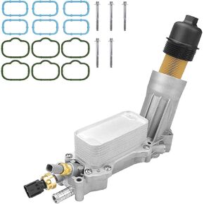 926-876 926-959 3.6L V6 Oil Filter Housing Oil Cooler Compatible with 2014-2021 Dodge Journey Charger Challenger Caravan Durango Avenger Wrangler Grand Cherokee Chrysler 200 300 Town Country Jeep Ram
