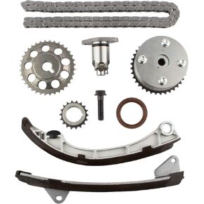 BOXI Timing Chain Kit fit for chevy Prizm for Pontiac Vibe for Toyota Celica Corolla Matrix MR2 Spyder 2000-2008 | 1.8L L4 16V 1ZZFE (VVT-i) | Replaces OE# 9-4200SA 76135 CTKTO39L TS11845 13523-0D010