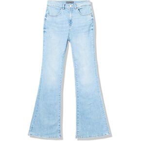 GUESS Girls' Stretch Fit and Flare Denim Pants