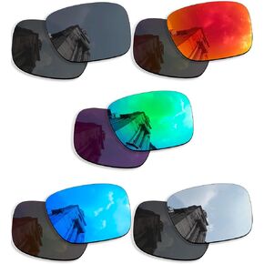 5 Pairs Polarized Replacement Lenses for Oakley TwoFace OO9189 / TwoFace Asian Fit (AF) OO9256 Sunglasses, Anti-Scratch and Impact Resistant