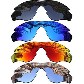 Vonxyz Set of 4 Lenses Replacement for Oakley M2 Frame Sunglass Combo Pack