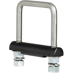 CURT Anti-Rattle Hitch Clamp Tightener for 2-Inch Receiver, Hollow or Solid Shanks, Stainless Steel - 45367