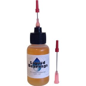 Liquid Bearings, 100%-synthetic oil for all HO scale slot cars, makes cars faster!!