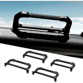 Mabett Aluminum Alloy Grab Handles fit Ford Bronco 2024 2023 2022 2021 2/4-Door, Front and Rear Roll Bar Grip Handle Metal Durable 4PCS Bronco Accessories