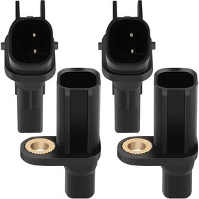 OCPTY ABS sensor Left+Right+Front+Rear Fit for Mazda 3 2004-2013, for Mazda 5 2006-2010 2012-2015 ABS Wheel Speed Sensor ALS1090 ALS1105 Pack of 4
